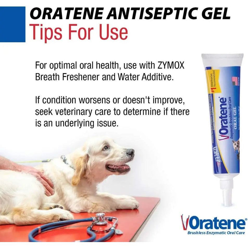 Zymox Oratene Antiseptic Oral Gel Enzymatic Formula 1 oz. ZYMOX