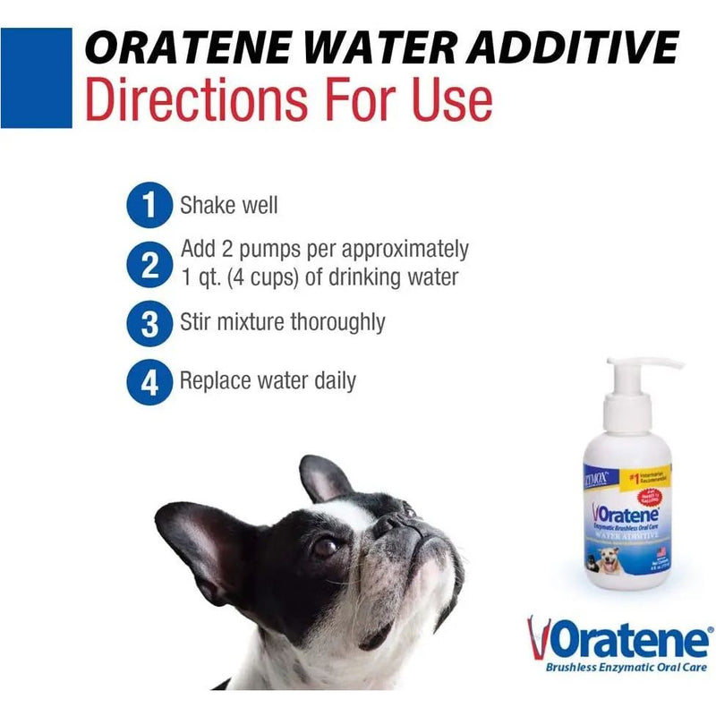 Zymox Oratene Enzymatic Brushless Oral Care Water Additive 8 oz. ZYMOX