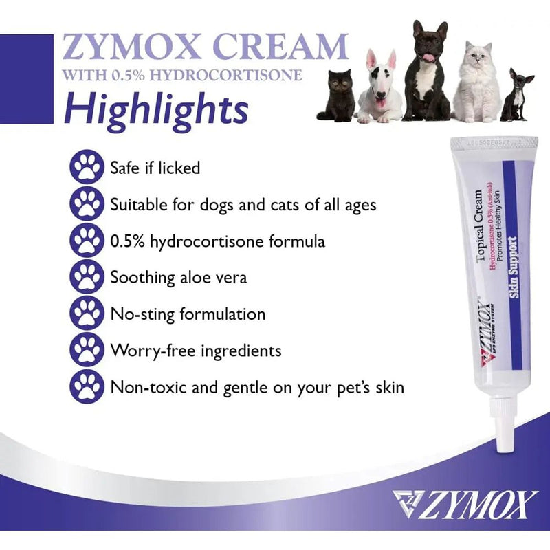 Zymox Topical Cream Infection and Wound Care 1oz. ZYMOX