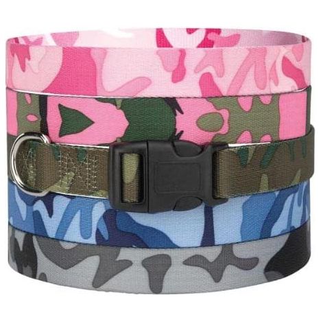 Guardian Gear Nylon Camo Dog Camo Collar Pink 6-10" Guardian Gear